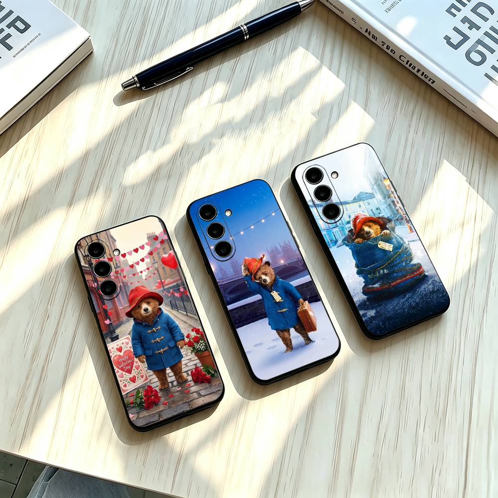 Phone Cases London - เคสโทรศัพท์ลายหมีลอนดอนน่ารัก P-PaaddingS สำหรับ Samsung A73 20,21s,22,31,32,52,53,72