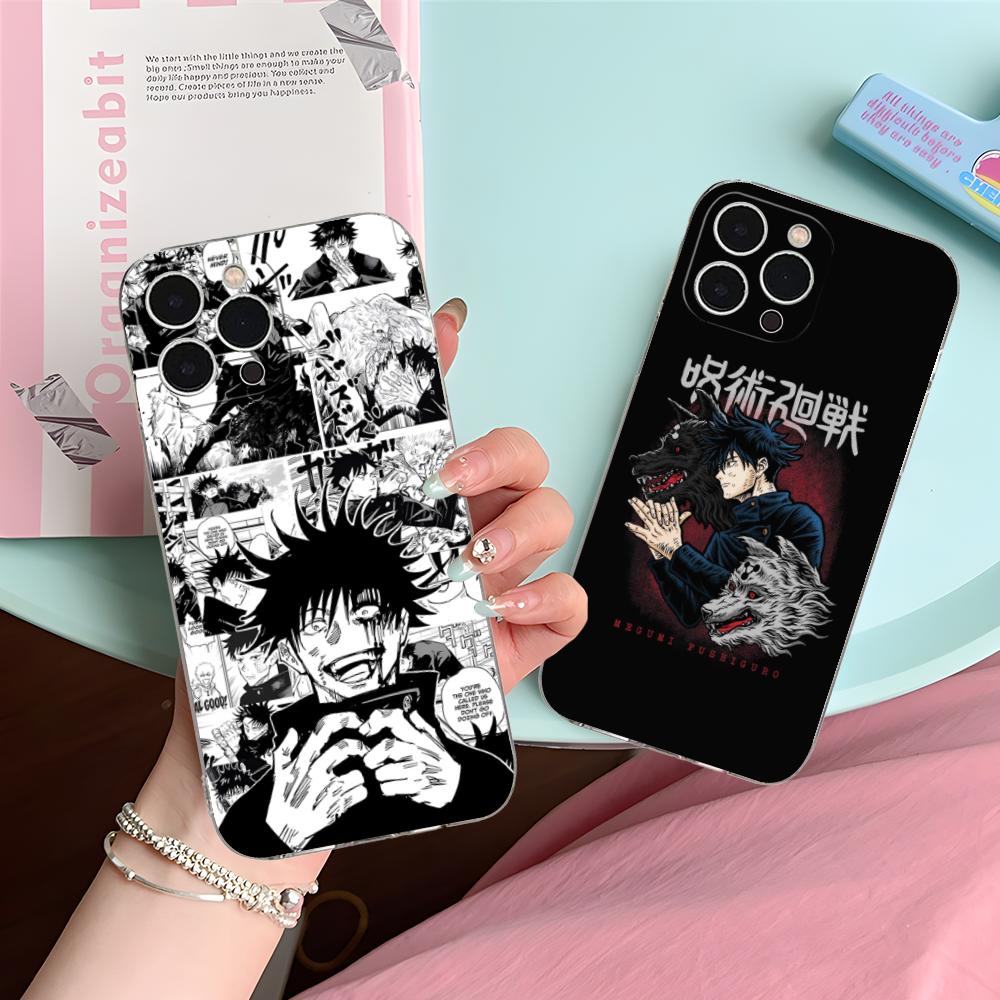 Phone Cases Jujutsu Kaisen - เคสโทรศัพท์มือถือลายจูจุสึไคเซ็น เมกุมิ สำหรับ iPhone 16 15