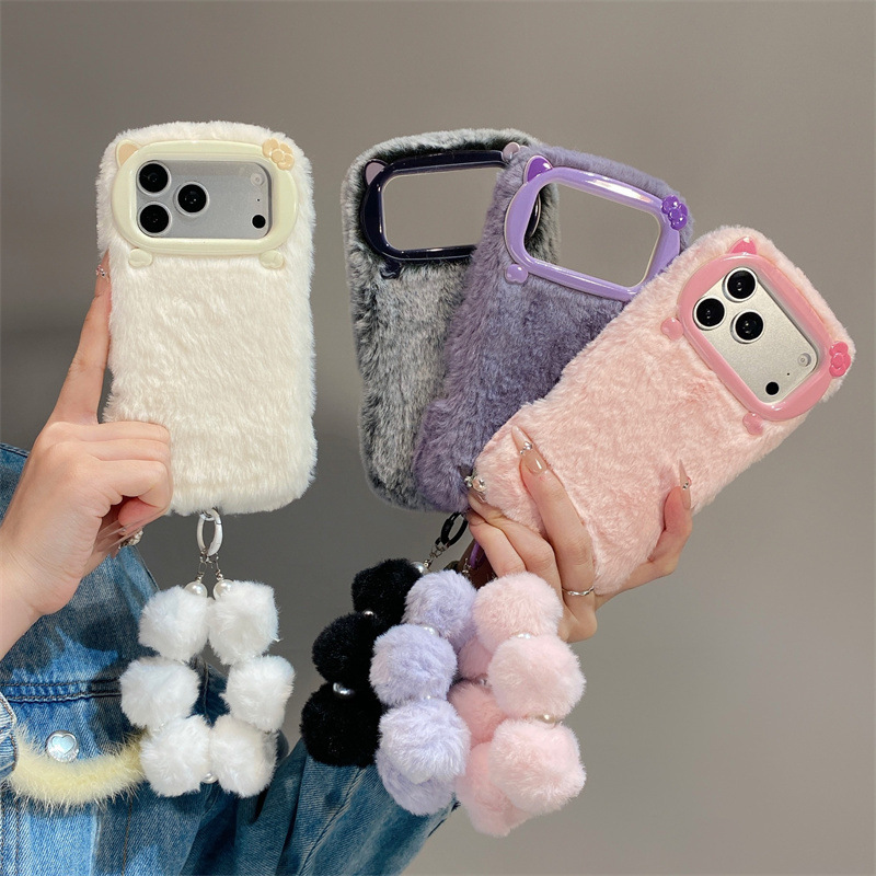 เคสโทรศัพท์ขนเฟอร์สีพื้นสุดหรู - Phone Cases Iphone 13 บทวิจารณ์และราคา