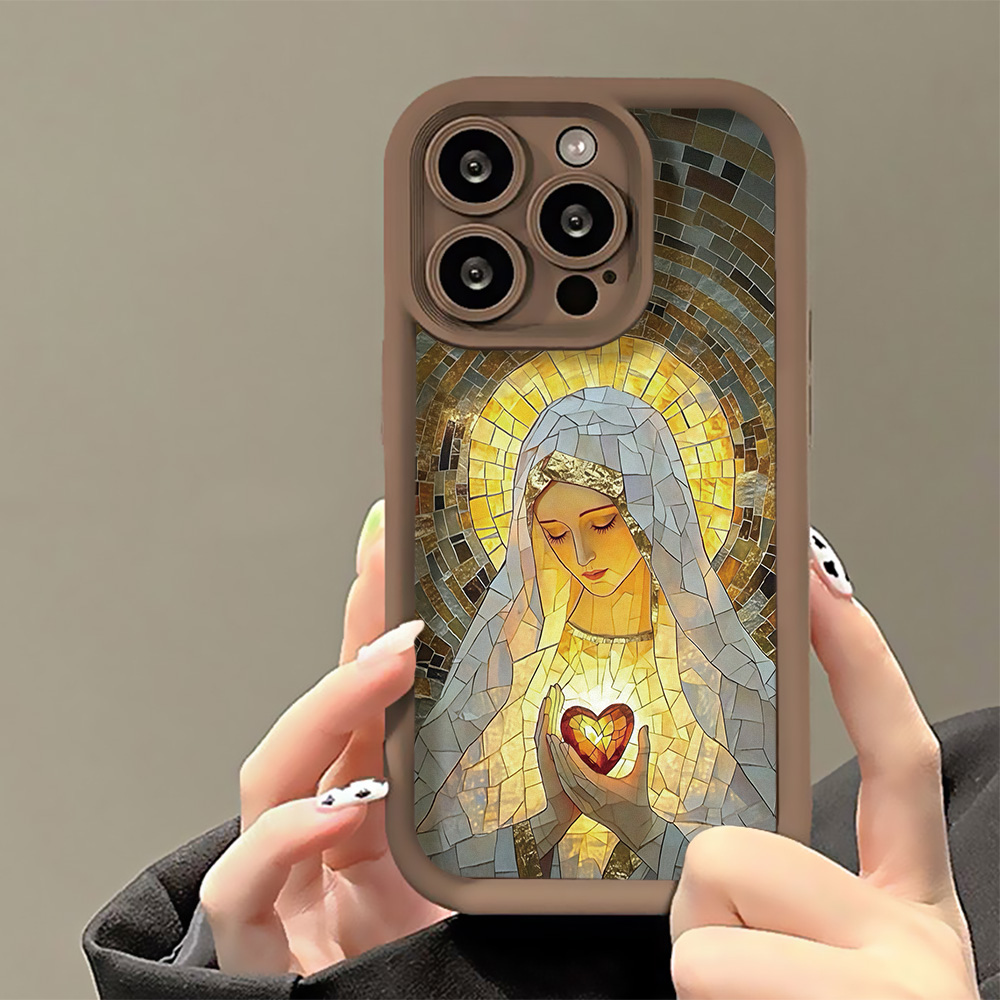 เคสโทรศัพท์สไตล์กระจกสีโบสถ์ย้ - Phone Cases Iphone 13 บทวิจารณ์และราคา