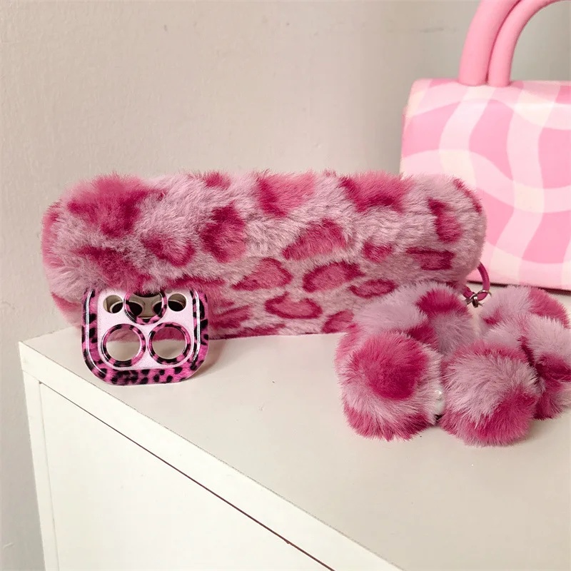 เคสโทรศัพท์ลายเสือดาวขนฟูนุ่ม  - Phone Cases Iphone 13 บทวิจารณ์และราคา