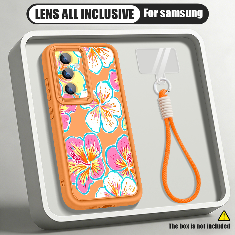 เคสโทรศัพท์ลายดอกไม้พร้อมสายคล - Phone Cases Galaxy A16 5G บทวิจารณ์และราคา